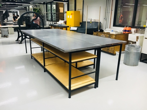Commercial Inking Bench - commercial worktops, surfaces